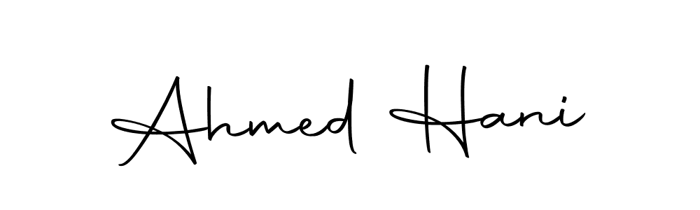 The best way (Autography-DOLnW) to make a short signature is to pick only two or three words in your name. The name Ahmed Hani include a total of six letters. For converting this name. Ahmed Hani signature style 10 images and pictures png