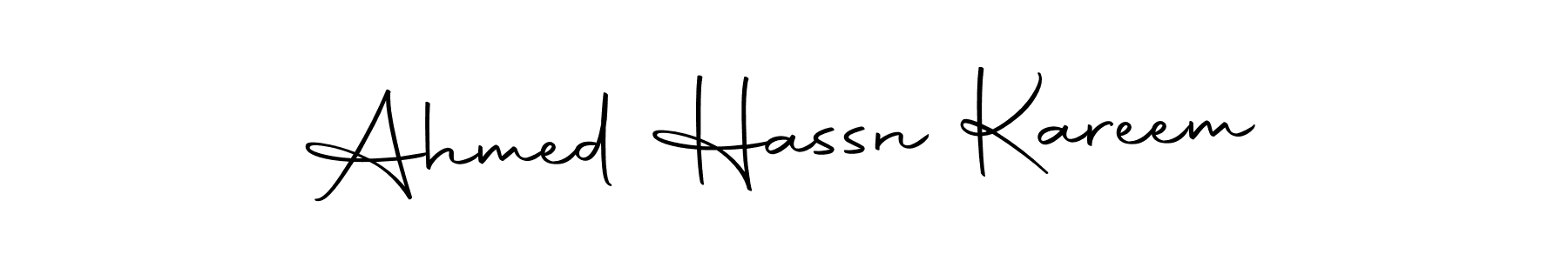 Ahmed Hassn Kareem stylish signature style. Best Handwritten Sign (Autography-DOLnW) for my name. Handwritten Signature Collection Ideas for my name Ahmed Hassn Kareem. Ahmed Hassn Kareem signature style 10 images and pictures png