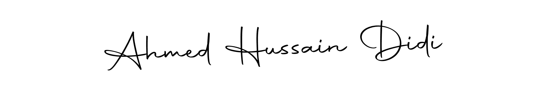Ahmed Hussain Didi stylish signature style. Best Handwritten Sign (Autography-DOLnW) for my name. Handwritten Signature Collection Ideas for my name Ahmed Hussain Didi. Ahmed Hussain Didi signature style 10 images and pictures png