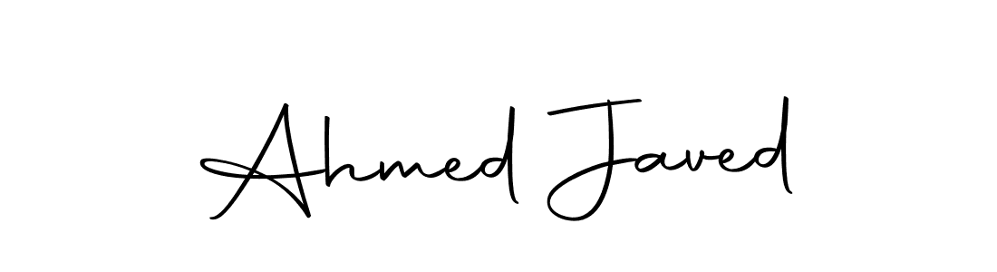 Design your own signature with our free online signature maker. With this signature software, you can create a handwritten (Autography-DOLnW) signature for name Ahmed Javed. Ahmed Javed signature style 10 images and pictures png