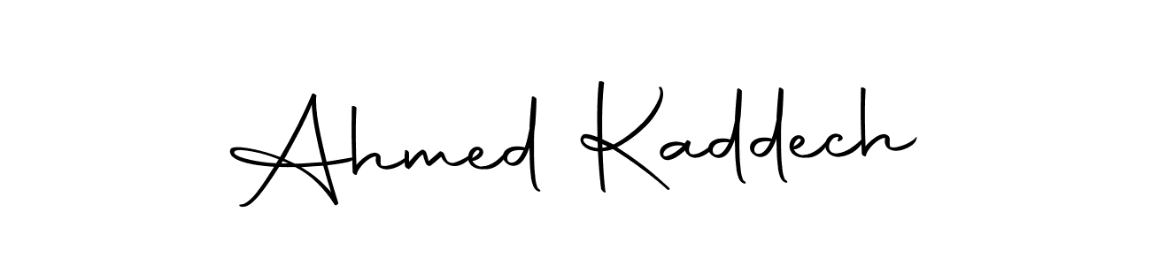 Make a beautiful signature design for name Ahmed Kaddech. With this signature (Autography-DOLnW) style, you can create a handwritten signature for free. Ahmed Kaddech signature style 10 images and pictures png