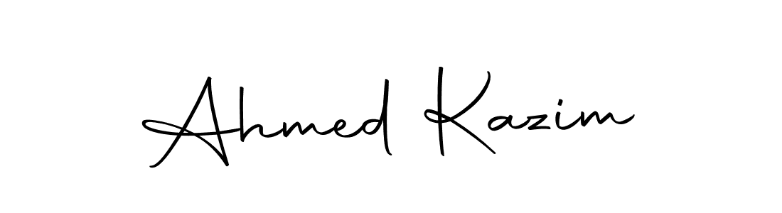 How to make Ahmed Kazim signature? Autography-DOLnW is a professional autograph style. Create handwritten signature for Ahmed Kazim name. Ahmed Kazim signature style 10 images and pictures png
