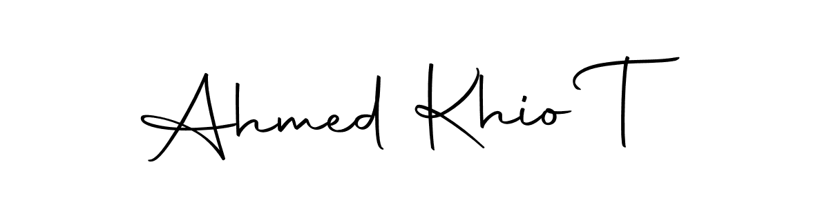 This is the best signature style for the Ahmed Khio T name. Also you like these signature font (Autography-DOLnW). Mix name signature. Ahmed Khio T signature style 10 images and pictures png