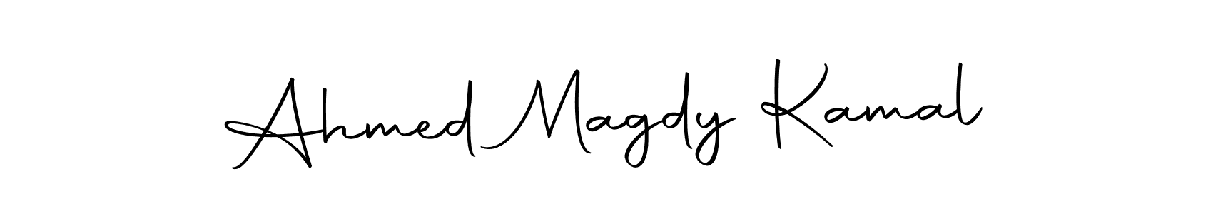 Create a beautiful signature design for name Ahmed Magdy Kamal. With this signature (Autography-DOLnW) fonts, you can make a handwritten signature for free. Ahmed Magdy Kamal signature style 10 images and pictures png