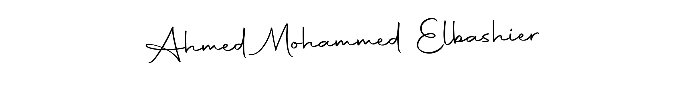 This is the best signature style for the Ahmed Mohammed Elbashier name. Also you like these signature font (Autography-DOLnW). Mix name signature. Ahmed Mohammed Elbashier signature style 10 images and pictures png