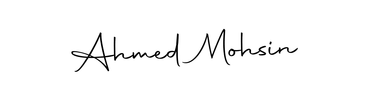 Create a beautiful signature design for name Ahmed Mohsin. With this signature (Autography-DOLnW) fonts, you can make a handwritten signature for free. Ahmed Mohsin signature style 10 images and pictures png