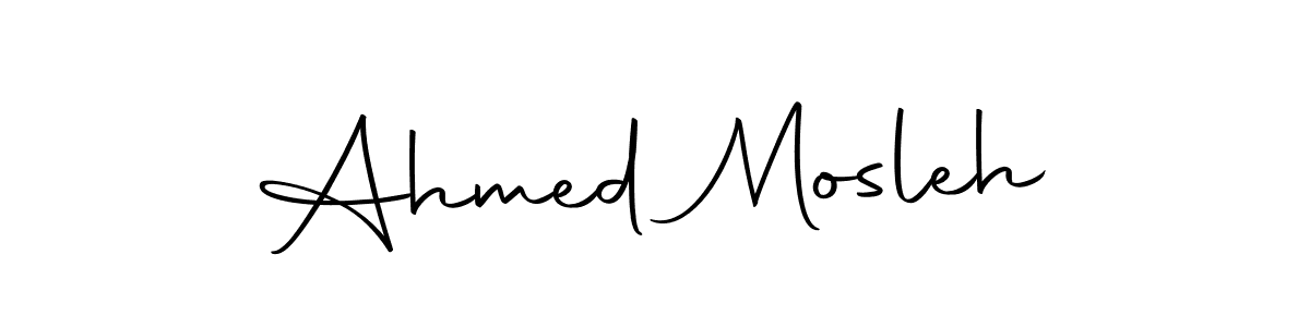 Ahmed Mosleh stylish signature style. Best Handwritten Sign (Autography-DOLnW) for my name. Handwritten Signature Collection Ideas for my name Ahmed Mosleh. Ahmed Mosleh signature style 10 images and pictures png