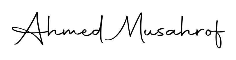 How to make Ahmed Musahrof signature? Autography-DOLnW is a professional autograph style. Create handwritten signature for Ahmed Musahrof name. Ahmed Musahrof signature style 10 images and pictures png