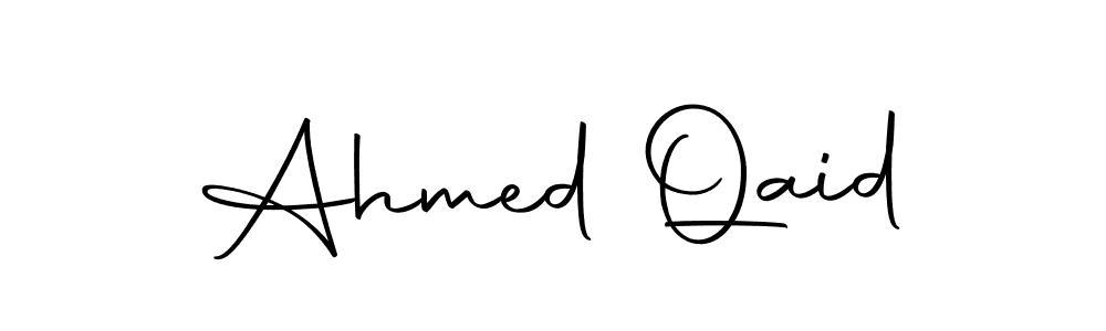 The best way (Autography-DOLnW) to make a short signature is to pick only two or three words in your name. The name Ahmed Qaid include a total of six letters. For converting this name. Ahmed Qaid signature style 10 images and pictures png