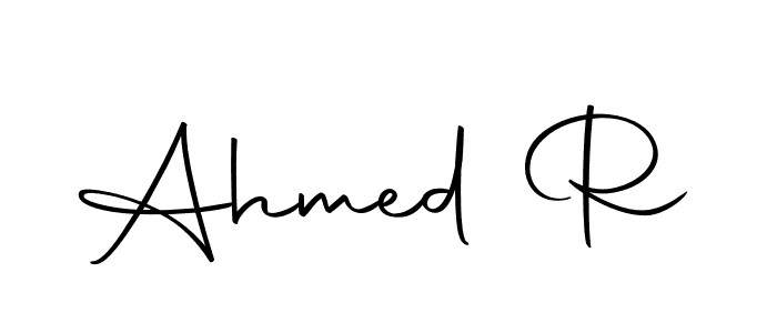 You should practise on your own different ways (Autography-DOLnW) to write your name (Ahmed R) in signature. don't let someone else do it for you. Ahmed R signature style 10 images and pictures png