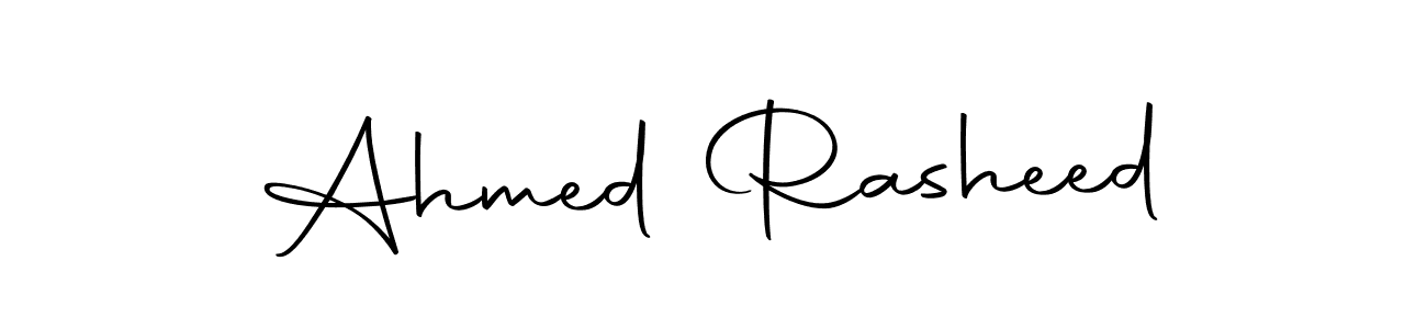 Also we have Ahmed Rasheed name is the best signature style. Create professional handwritten signature collection using Autography-DOLnW autograph style. Ahmed Rasheed signature style 10 images and pictures png