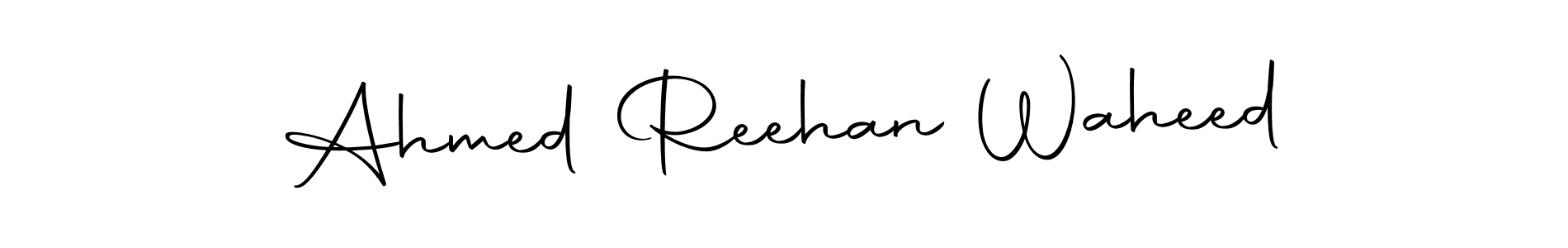 Make a beautiful signature design for name Ahmed Reehan Waheed. With this signature (Autography-DOLnW) style, you can create a handwritten signature for free. Ahmed Reehan Waheed signature style 10 images and pictures png