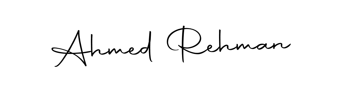 Design your own signature with our free online signature maker. With this signature software, you can create a handwritten (Autography-DOLnW) signature for name Ahmed Rehman. Ahmed Rehman signature style 10 images and pictures png