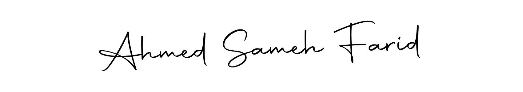 This is the best signature style for the Ahmed Sameh Farid name. Also you like these signature font (Autography-DOLnW). Mix name signature. Ahmed Sameh Farid signature style 10 images and pictures png
