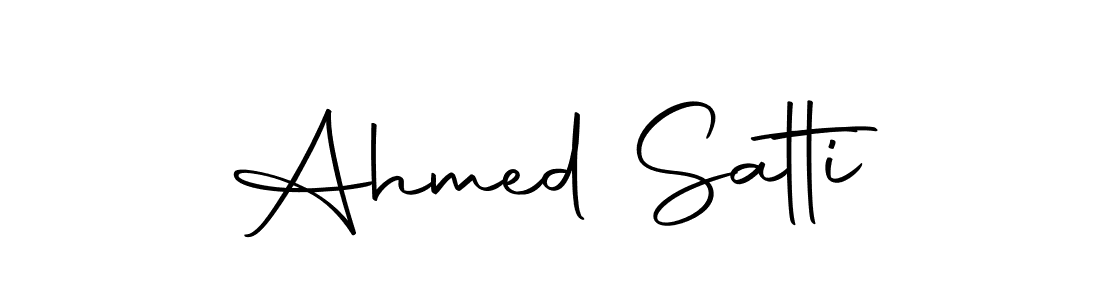 Create a beautiful signature design for name Ahmed Satti. With this signature (Autography-DOLnW) fonts, you can make a handwritten signature for free. Ahmed Satti signature style 10 images and pictures png