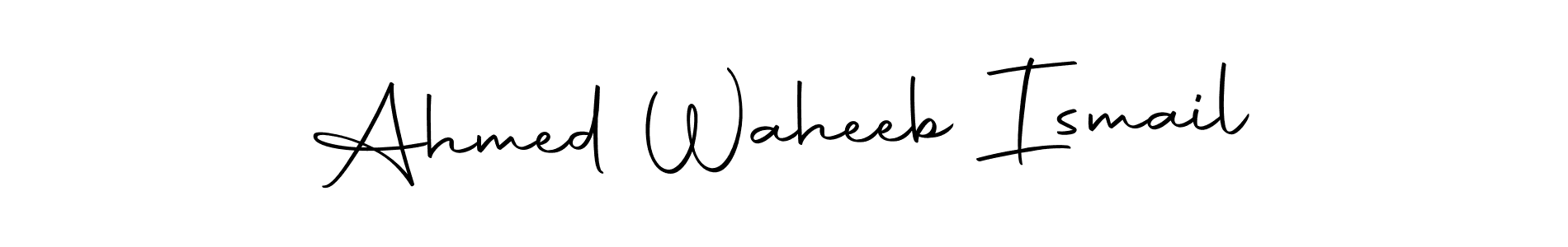 You can use this online signature creator to create a handwritten signature for the name Ahmed Waheeb Ismail. This is the best online autograph maker. Ahmed Waheeb Ismail signature style 10 images and pictures png