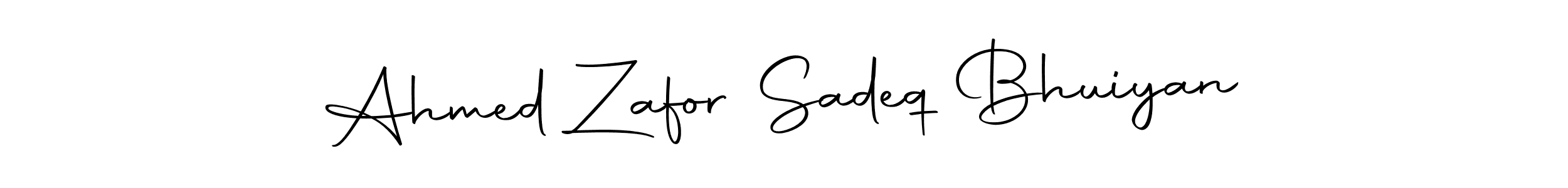 Autography-DOLnW is a professional signature style that is perfect for those who want to add a touch of class to their signature. It is also a great choice for those who want to make their signature more unique. Get Ahmed Zafor Sadeq Bhuiyan name to fancy signature for free. Ahmed Zafor Sadeq Bhuiyan signature style 10 images and pictures png