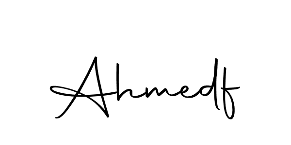 The best way (Autography-DOLnW) to make a short signature is to pick only two or three words in your name. The name Ahmedf include a total of six letters. For converting this name. Ahmedf signature style 10 images and pictures png