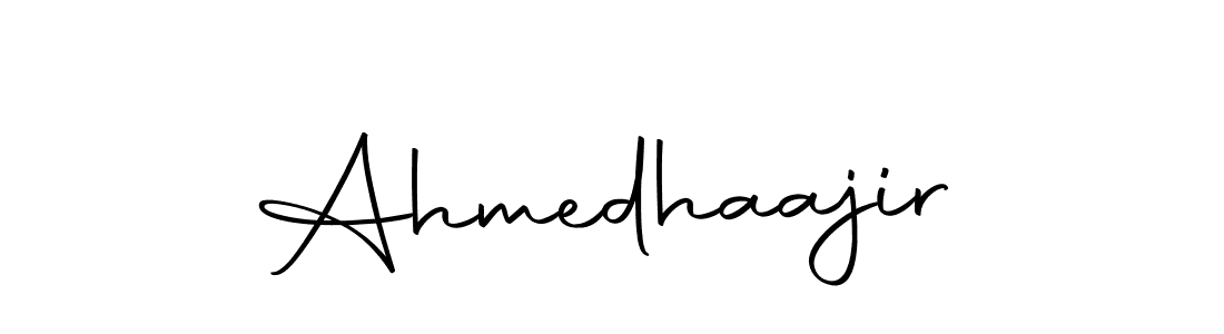 Similarly Autography-DOLnW is the best handwritten signature design. Signature creator online .You can use it as an online autograph creator for name Ahmedhaajir. Ahmedhaajir signature style 10 images and pictures png