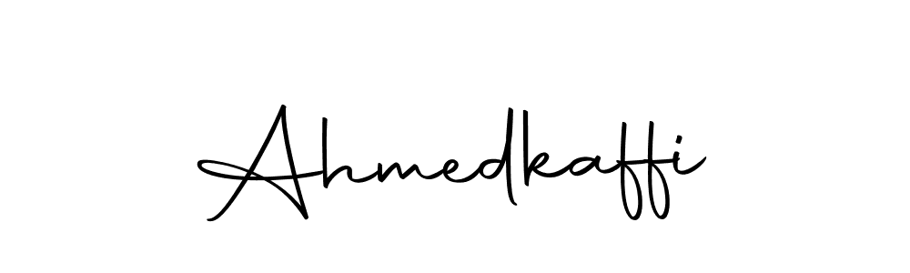 Design your own signature with our free online signature maker. With this signature software, you can create a handwritten (Autography-DOLnW) signature for name Ahmedkaffi. Ahmedkaffi signature style 10 images and pictures png