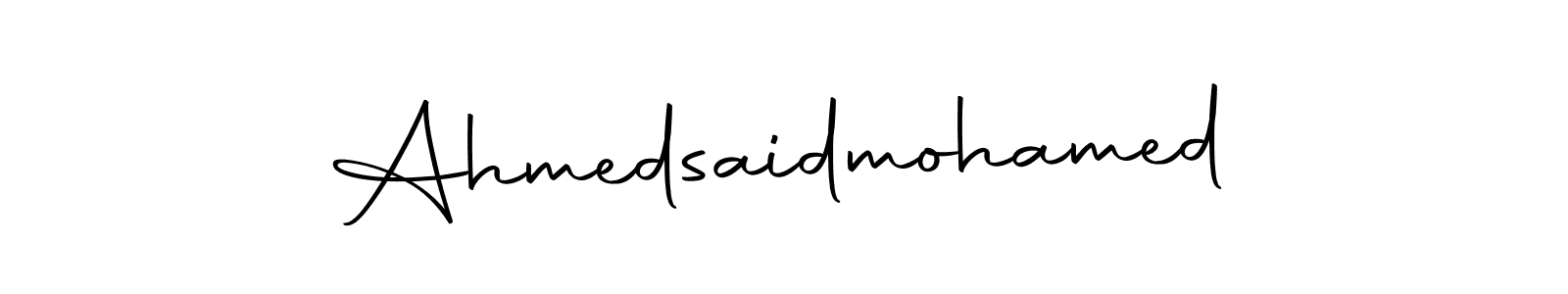 You should practise on your own different ways (Autography-DOLnW) to write your name (Ahmedsaidmohamed) in signature. don't let someone else do it for you. Ahmedsaidmohamed signature style 10 images and pictures png