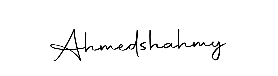 Also we have Ahmedshahmy name is the best signature style. Create professional handwritten signature collection using Autography-DOLnW autograph style. Ahmedshahmy signature style 10 images and pictures png