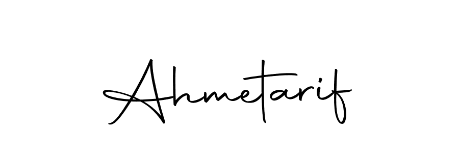 How to make Ahmetarif signature? Autography-DOLnW is a professional autograph style. Create handwritten signature for Ahmetarif name. Ahmetarif signature style 10 images and pictures png