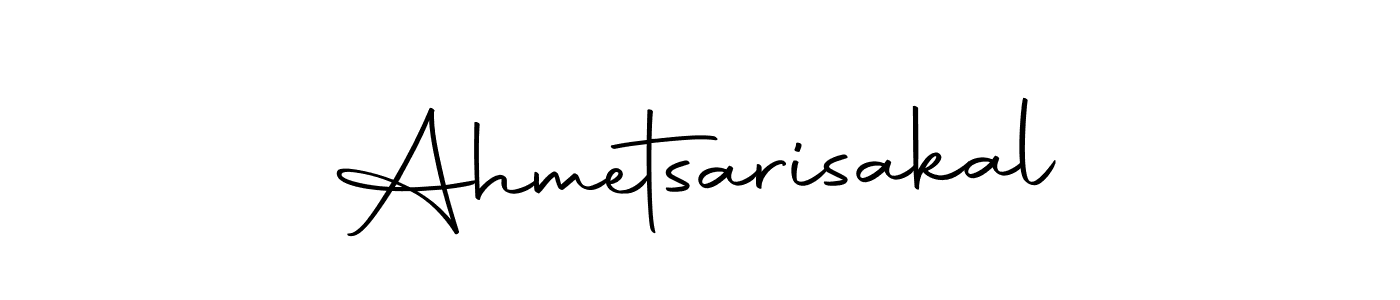 Make a beautiful signature design for name Ahmetsarisakal. With this signature (Autography-DOLnW) style, you can create a handwritten signature for free. Ahmetsarisakal signature style 10 images and pictures png