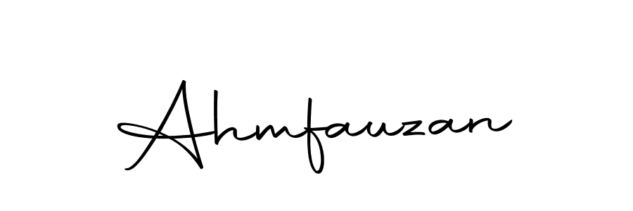 The best way (Autography-DOLnW) to make a short signature is to pick only two or three words in your name. The name Ahmfauzan include a total of six letters. For converting this name. Ahmfauzan signature style 10 images and pictures png