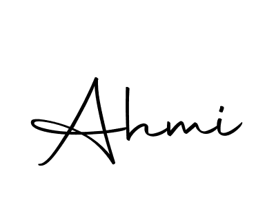 How to make Ahmi name signature. Use Autography-DOLnW style for creating short signs online. This is the latest handwritten sign. Ahmi signature style 10 images and pictures png