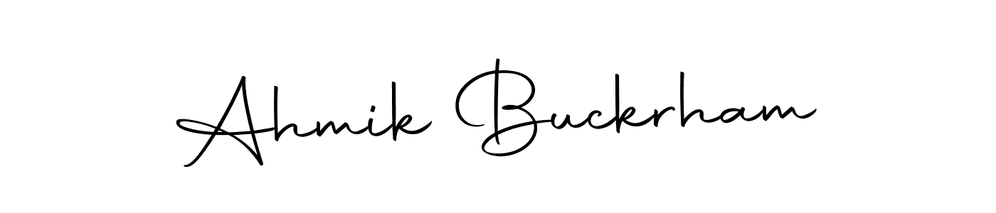 This is the best signature style for the Ahmik Buckrham name. Also you like these signature font (Autography-DOLnW). Mix name signature. Ahmik Buckrham signature style 10 images and pictures png