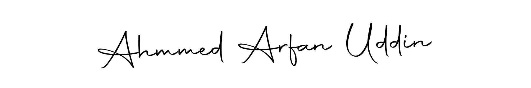 It looks lik you need a new signature style for name Ahmmed Arfan Uddin. Design unique handwritten (Autography-DOLnW) signature with our free signature maker in just a few clicks. Ahmmed Arfan Uddin signature style 10 images and pictures png
