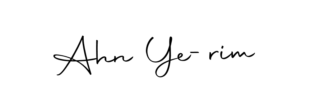 How to make Ahn Ye-rim signature? Autography-DOLnW is a professional autograph style. Create handwritten signature for Ahn Ye-rim name. Ahn Ye-rim signature style 10 images and pictures png