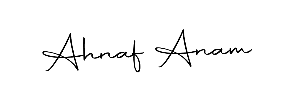 Make a beautiful signature design for name Ahnaf Anam. Use this online signature maker to create a handwritten signature for free. Ahnaf Anam signature style 10 images and pictures png