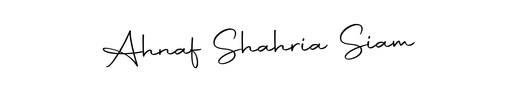 Make a beautiful signature design for name Ahnaf Shahria Siam. With this signature (Autography-DOLnW) style, you can create a handwritten signature for free. Ahnaf Shahria Siam signature style 10 images and pictures png