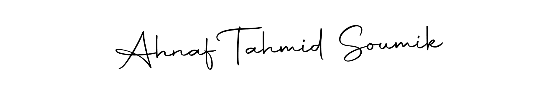 if you are searching for the best signature style for your name Ahnaf Tahmid Soumik. so please give up your signature search. here we have designed multiple signature styles  using Autography-DOLnW. Ahnaf Tahmid Soumik signature style 10 images and pictures png