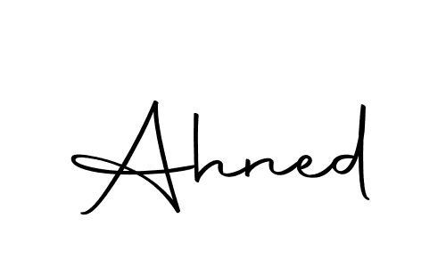 Also we have Ahned name is the best signature style. Create professional handwritten signature collection using Autography-DOLnW autograph style. Ahned signature style 10 images and pictures png