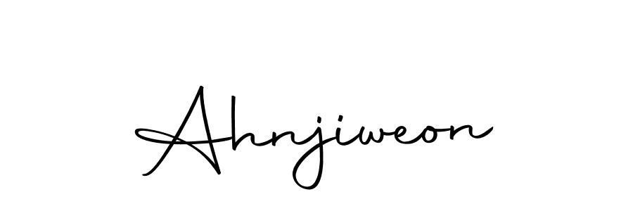 if you are searching for the best signature style for your name Ahnjiweon. so please give up your signature search. here we have designed multiple signature styles  using Autography-DOLnW. Ahnjiweon signature style 10 images and pictures png