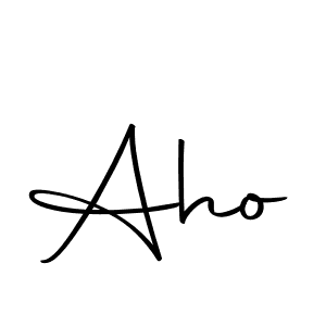 How to make Aho signature? Autography-DOLnW is a professional autograph style. Create handwritten signature for Aho name. Aho signature style 10 images and pictures png
