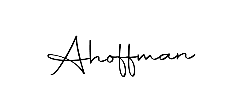 You should practise on your own different ways (Autography-DOLnW) to write your name (Ahoffman) in signature. don't let someone else do it for you. Ahoffman signature style 10 images and pictures png
