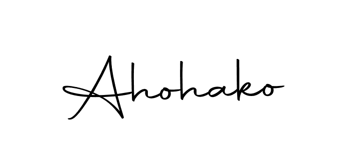 The best way (Autography-DOLnW) to make a short signature is to pick only two or three words in your name. The name Ahohako include a total of six letters. For converting this name. Ahohako signature style 10 images and pictures png