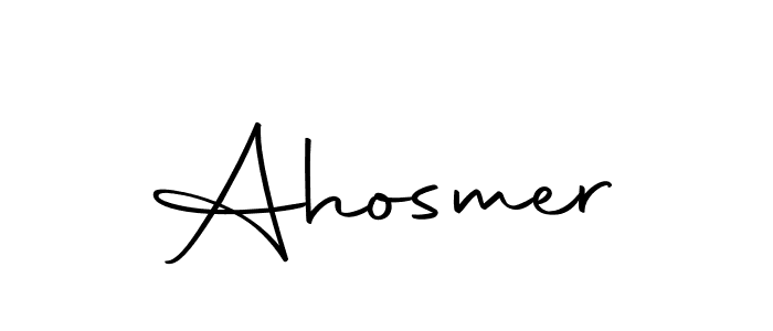 Also we have Ahosmer name is the best signature style. Create professional handwritten signature collection using Autography-DOLnW autograph style. Ahosmer signature style 10 images and pictures png