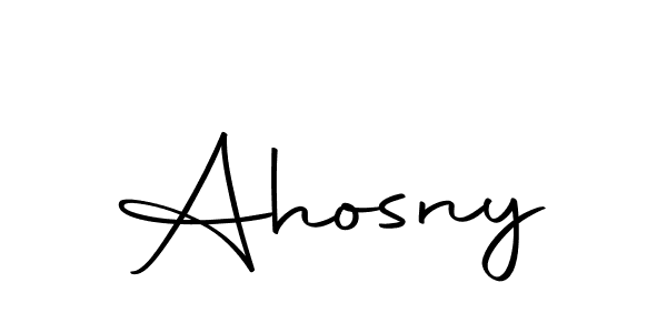 Ahosny stylish signature style. Best Handwritten Sign (Autography-DOLnW) for my name. Handwritten Signature Collection Ideas for my name Ahosny. Ahosny signature style 10 images and pictures png