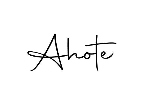 How to make Ahote name signature. Use Autography-DOLnW style for creating short signs online. This is the latest handwritten sign. Ahote signature style 10 images and pictures png