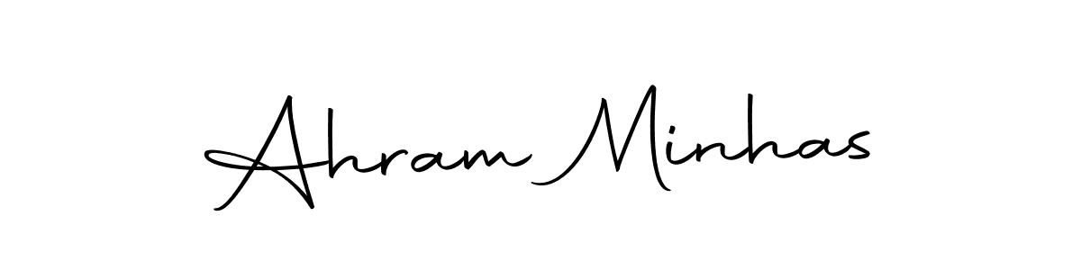 Make a short Ahram Minhas signature style. Manage your documents anywhere anytime using Autography-DOLnW. Create and add eSignatures, submit forms, share and send files easily. Ahram Minhas signature style 10 images and pictures png