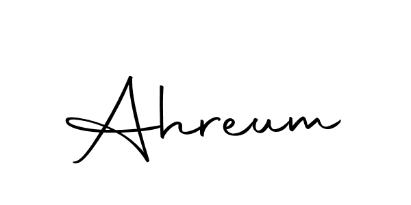 Also we have Ahreum name is the best signature style. Create professional handwritten signature collection using Autography-DOLnW autograph style. Ahreum signature style 10 images and pictures png