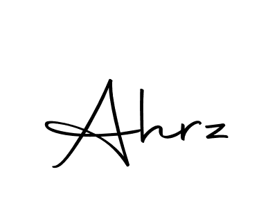 Make a beautiful signature design for name Ahrz. With this signature (Autography-DOLnW) style, you can create a handwritten signature for free. Ahrz signature style 10 images and pictures png