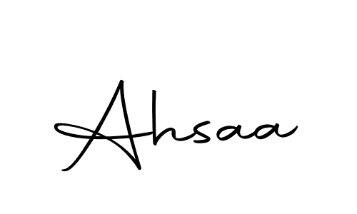 Create a beautiful signature design for name Ahsaa. With this signature (Autography-DOLnW) fonts, you can make a handwritten signature for free. Ahsaa signature style 10 images and pictures png