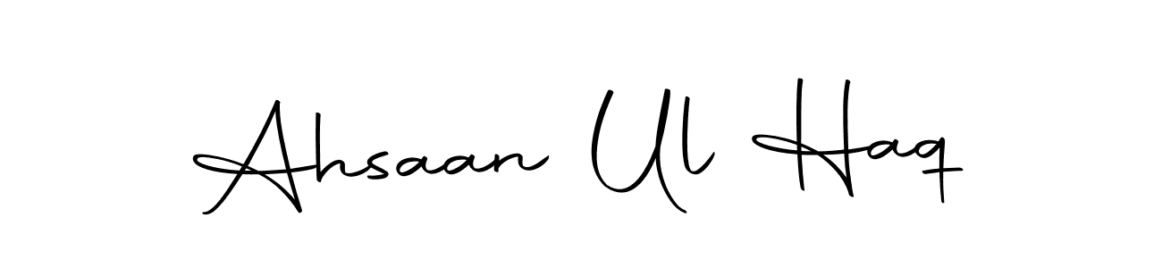 Create a beautiful signature design for name Ahsaan Ul Haq. With this signature (Autography-DOLnW) fonts, you can make a handwritten signature for free. Ahsaan Ul Haq signature style 10 images and pictures png