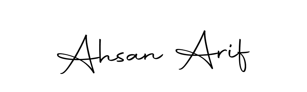 It looks lik you need a new signature style for name Ahsan Arif. Design unique handwritten (Autography-DOLnW) signature with our free signature maker in just a few clicks. Ahsan Arif signature style 10 images and pictures png